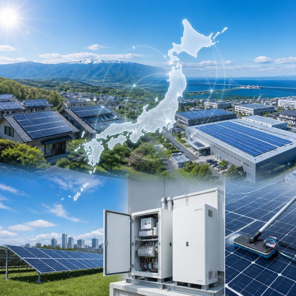 全国どこでも対応、自家消費に最適な太陽光発電システム設計からメンテナンスまで