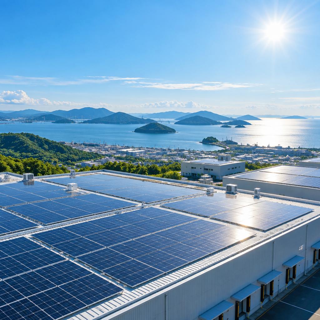 香川県の屋根を、電力を生み出す力に。設計から施工・保守まで、産業用太陽光で持続可能な未来へ。