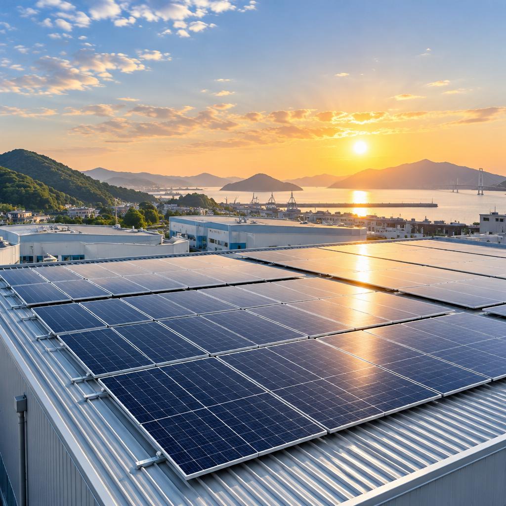 愛媛の企業に、電気を「買う」から「つくって活かす」経営へ。屋根の可能性を引き出す自家消費型太陽光を、設計・施工・維持管理まで一貫サポート。